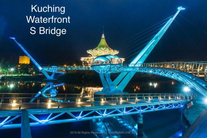 Riverview Home @Waterfront Kch Kuching Esterno foto